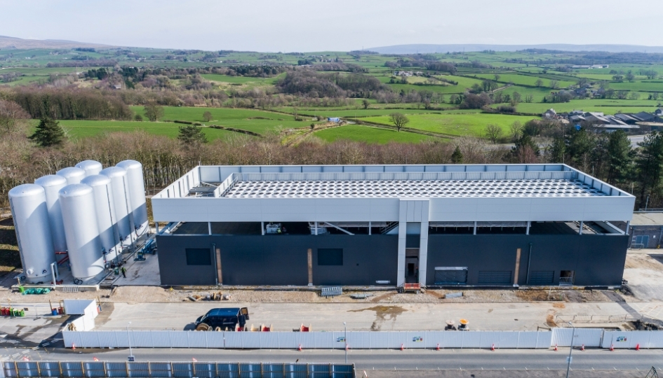An aerial view of the new Energy Centre 2