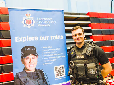 A police officer from Lancaster Constabulary