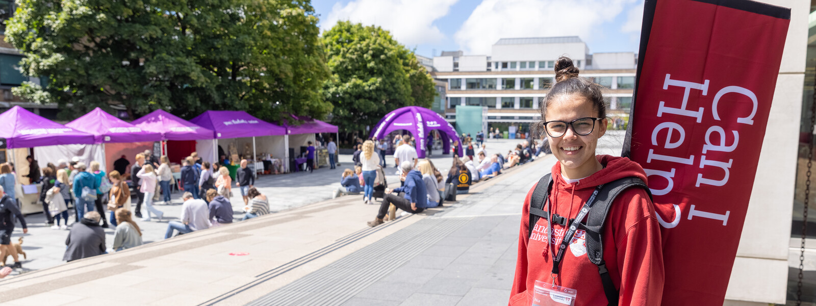 Alexandra square on a busy open day